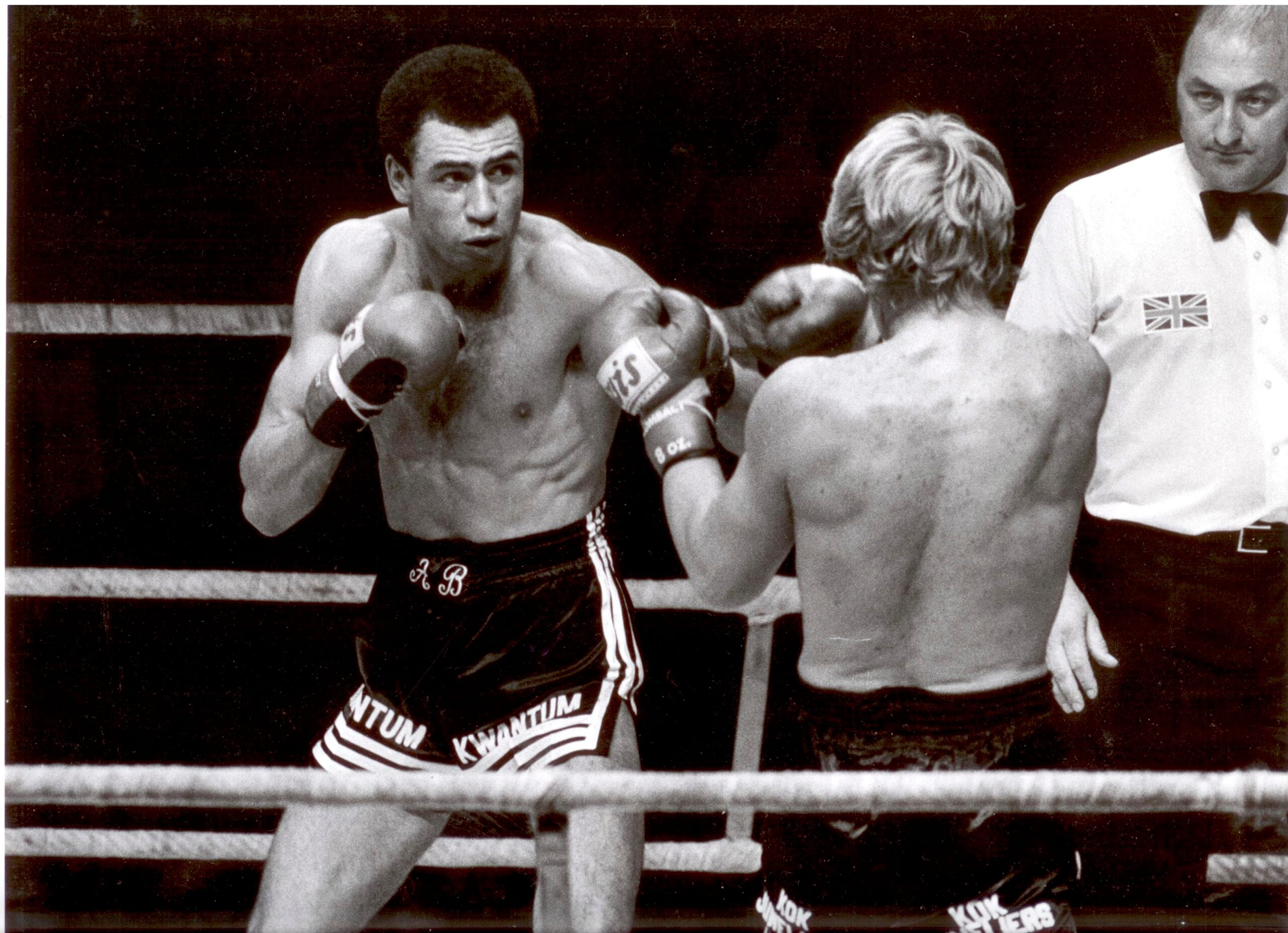 Alex Blanchard bokst tegen Rudy Koopmans