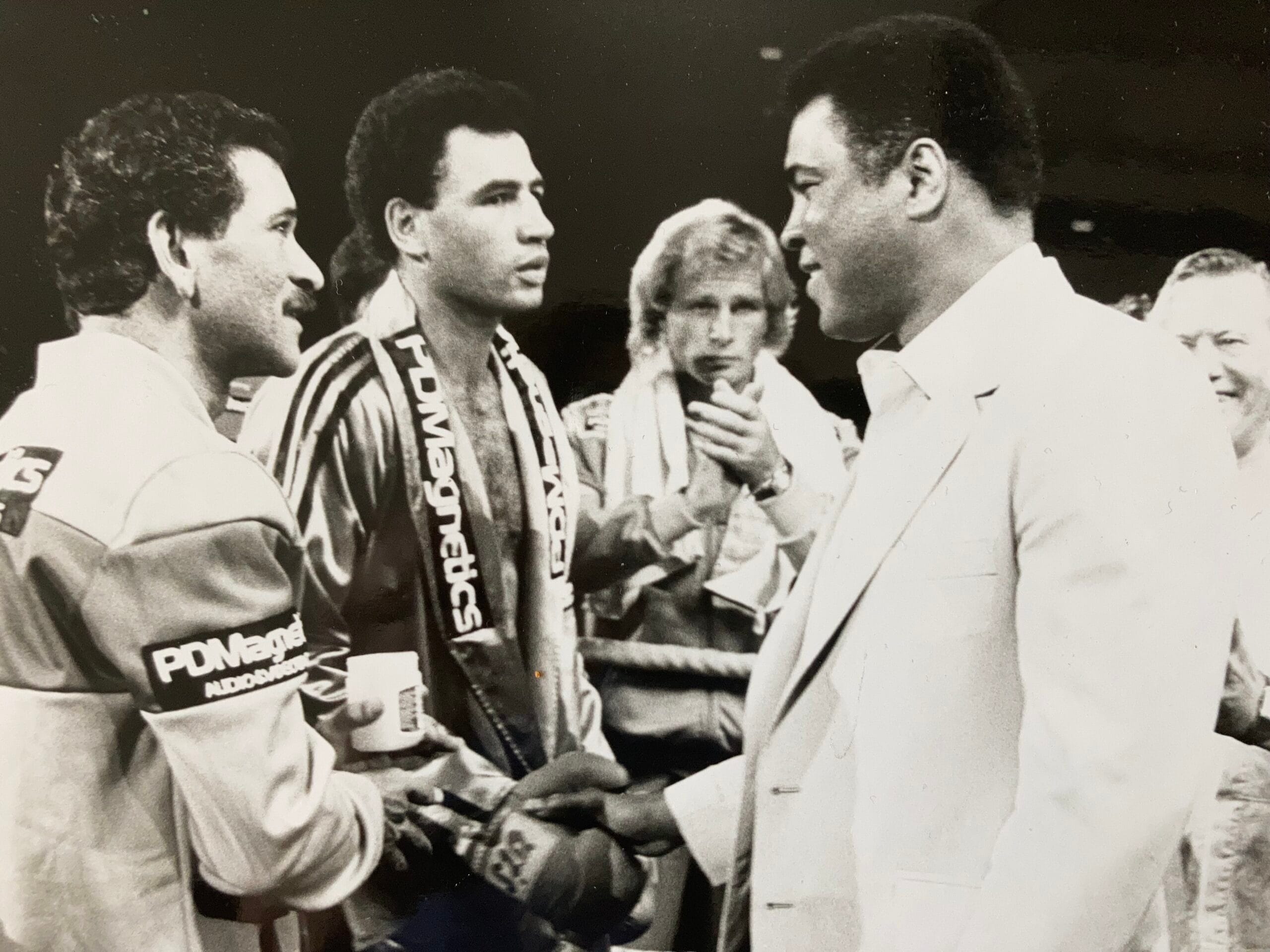 Muhammad Ali wenst Alex Blanchard succes