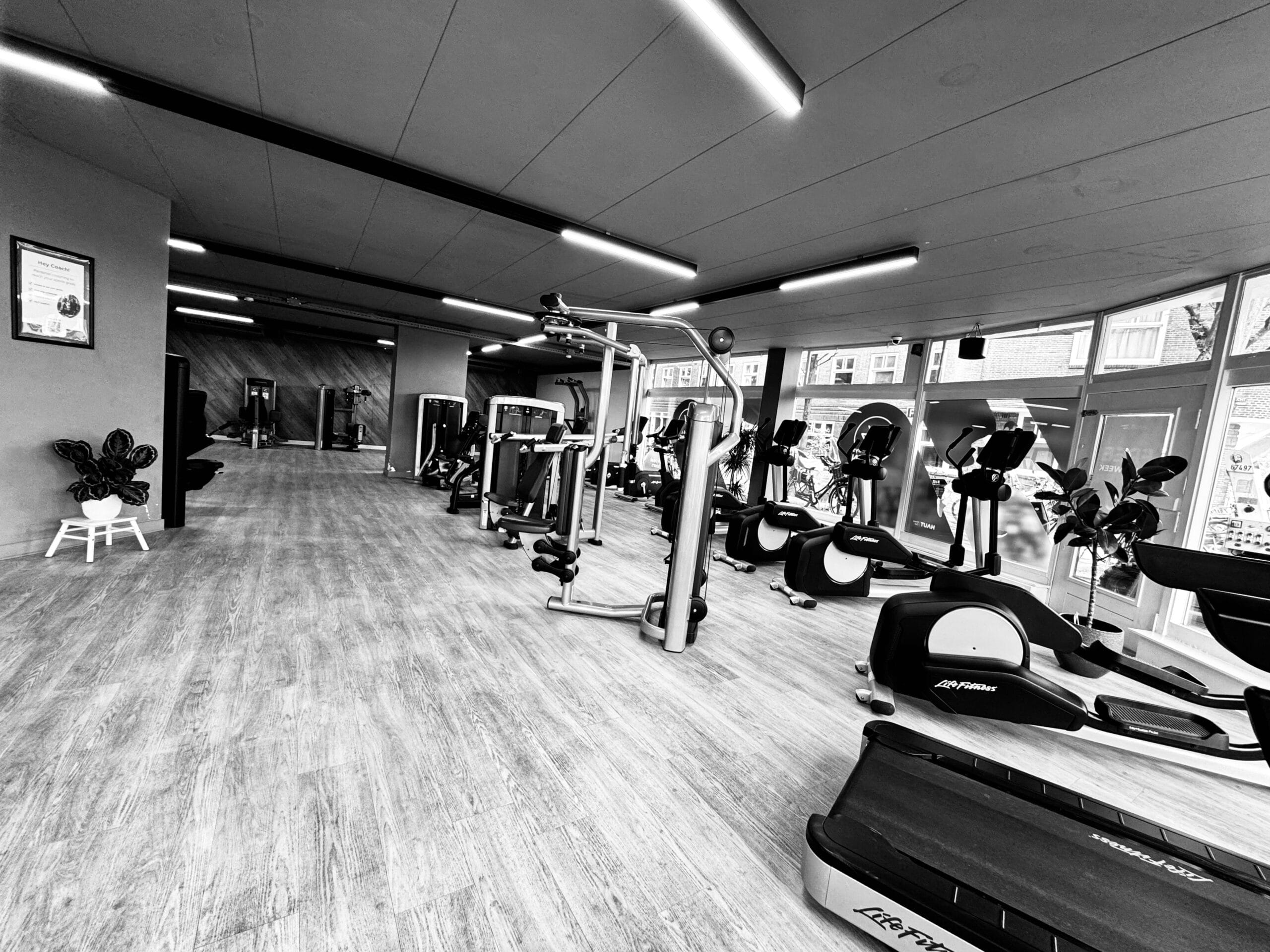 Traininglocatie Haut Fitness Club ingang